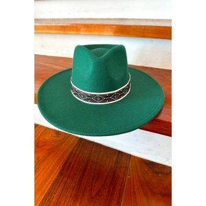 Classic Wide Brim Vegan Felt Rancher Hat